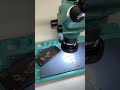 RF4 6.5X-65X Synchronous Continuous Zoom Triocular Microscope10 Inch HD WIFI Camera Display Monitor