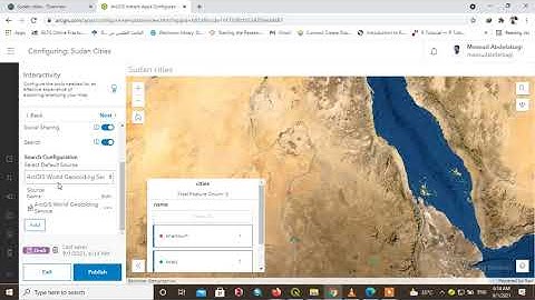 Create a Web App  IN ArcGIS online Using a template