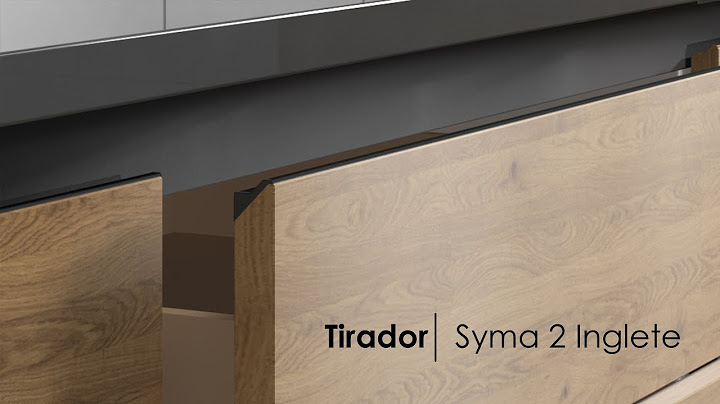 Tirador de Perfil Syma2 Inglete | Uñero Perfecto para Muebles de Cocina