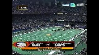 2001-12-17 St  Louis Rams vs New Orleans Saints(Rams looking to avenge 2 losses to the Saints)