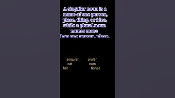 easy Singular & Plural Nouns ||Definitions||youtube short video|grammar viral singularplural