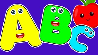 ABC Learning Videos For Preschool | Alphabet For Toddlers | nursery rhymes | A for Apple | #phonics