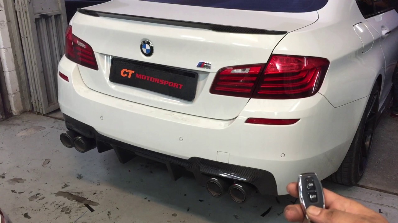 BMW F10 528i Done Install Valve Tronic Muffler Exhaust Control System