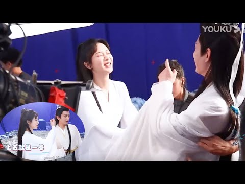 💞花絮合集丨成毅&楊紫爆甜互動，成毅要分手，慘遭楊紫暴打！【沉香如屑 Immortal Samsara】
