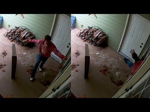 Mom and Baby Hide in Bathroom From Deranged Intruder