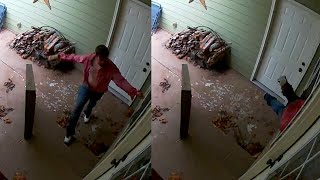 Mom And Baby Hide In Bathroom From Deranged Intruder