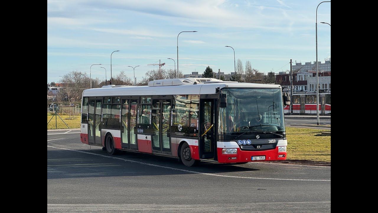 [Original Video] Autobusy MHD Praha Linka/Prague Urban Bus Route 154 Sídliště Libuš→Strašnická