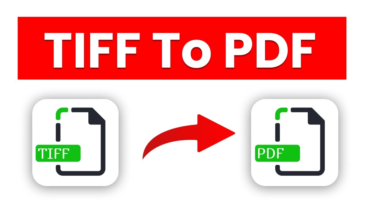 How to Convert TIFF to PDF - YouTube