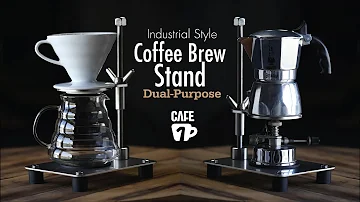 Industrial Style Coffee Brew Stand / Dual-Purpose / CAFE 1 CUP