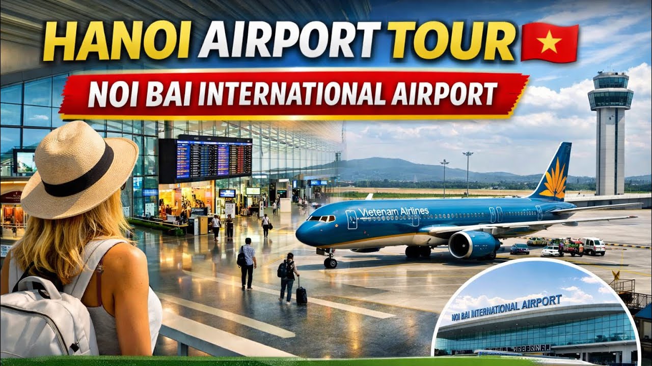 First Impressions of Noi Bai International Airport  | Hanoi Airport Tour | Vietnam Travel View 🇻🇳