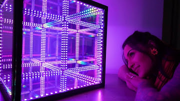 The HyperCube: Ultra-chromatic, sound reactive, infinity art and lighting