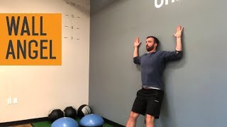 Wall Angels | Mid Back Mobility Exercise