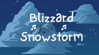 "Cold Blizzard Snowstorm Music | Relaxing Melodies Hub" screenshot 1