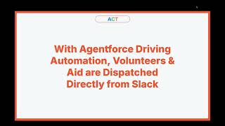 ACT – Runner-up at the Dreamforce 2025 Hackathon (Agentforce, Slack & Tableau Next)