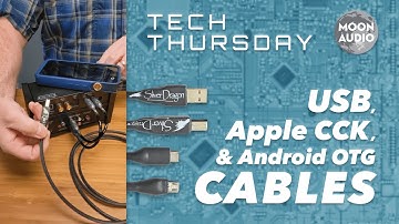 USB, Apple CCK, and Android OTG Cables Explained | Drew