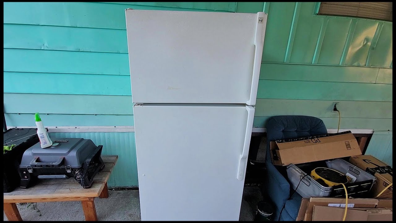 Обзор Моего Старого Холодильника 2021 (General Electric Fridge) - YouTube