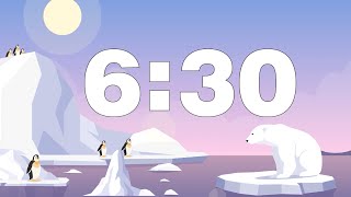 6 MINUTE 30 SECONDS COUNTDOWN TIMER WITH ALARM FOR KIDS