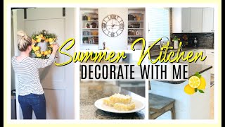 SUMMER KITCHEN DECORATE WITH ME 2020 | LEMON KITCHEN DECOR IDEAS