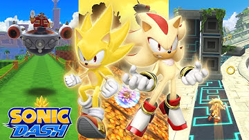 Sonic Dash (iOS) - Super Sonic vs. Super Shadow