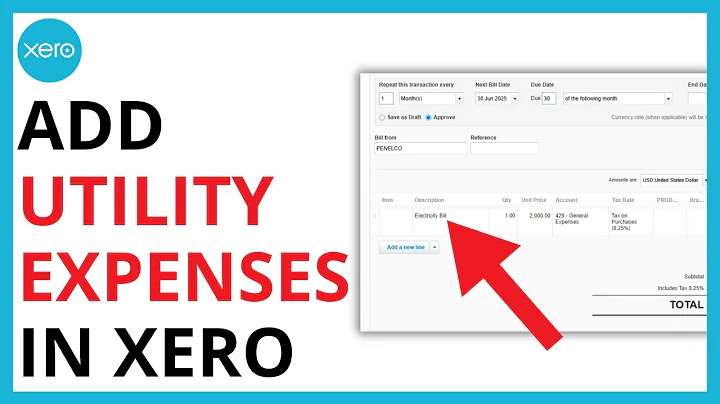 How to Add Utility Expenses in Xero [SIMPLE GUIDE]