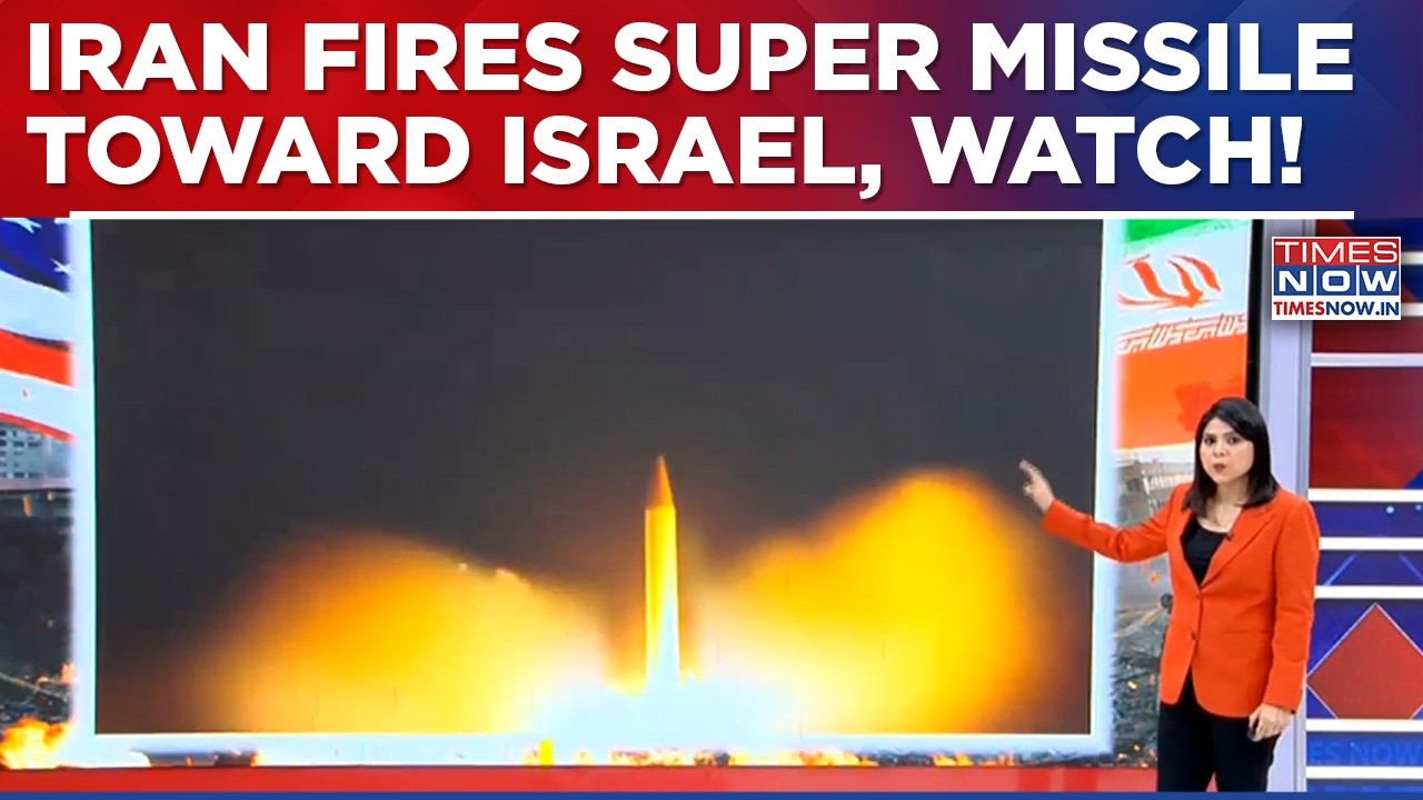 Iran Releases Video Of Khorramshahr 4 Superheavy Missile Launch Toward Israel Carrying 1-Ton Warhead