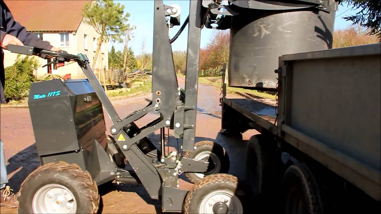 extramate chariot electrique avec pince pour conteneurs de chariot valet