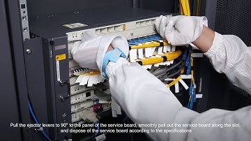 Huawei MA5603T-Replacing an 8-Port PON Service Board