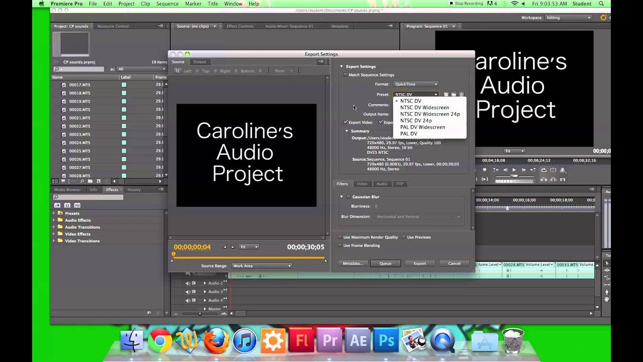 adobe premiere pro cs5 5.5.1 mac osx