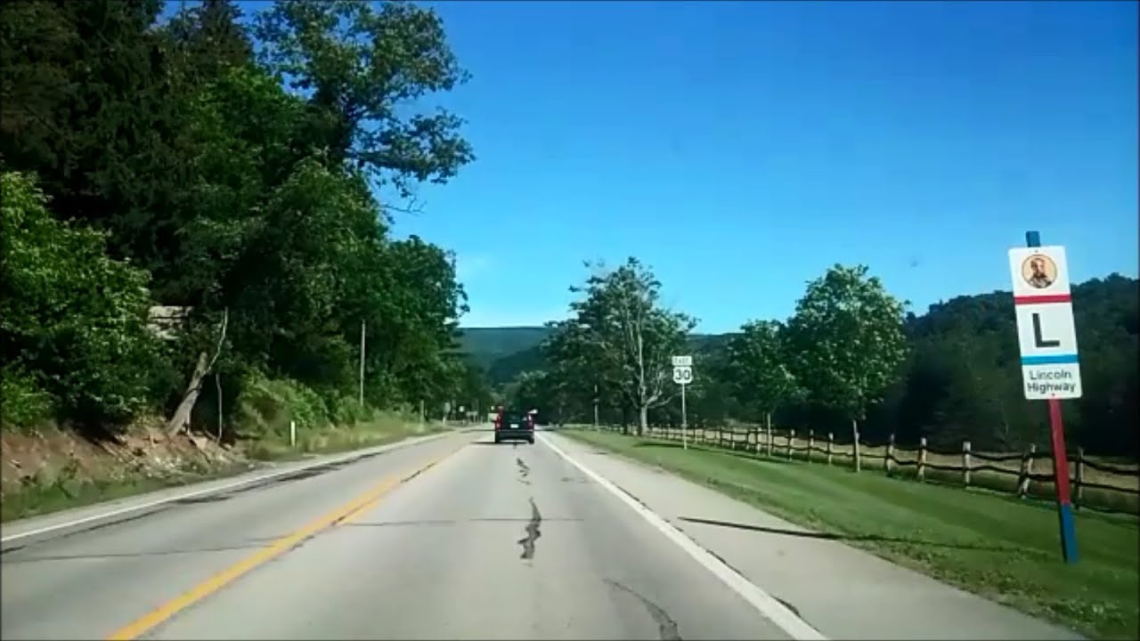 Lincoln Highway/ US 30 Eastbound Video 4 Ligonier PA to Somerset