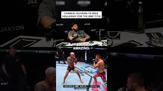 Charles Oliveira vs Max Holloway for the BMF Title
