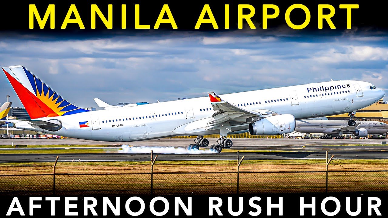 MANILA AIRPORT 🇵🇭 - Plane Spotting | LANDING & TAKEOFF - Afternoon RUSH HOUR