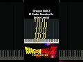 Dragon Ball Z - El Poder Nuestro Es (Intro Lenta Synthesia) #tutorial #piano #dragonball #goku