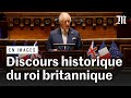 Charles III au Sénat : « Ensemble, notre potentiel est illimité »