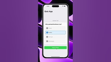Mastering SwiftUI Quiz Apps 🧠 | Interactive UI, Progress Tracking & Result View #shorts