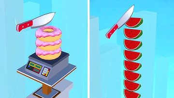 Almost Cut Game! Satisfying and Relaxing ASMR Slicing Video