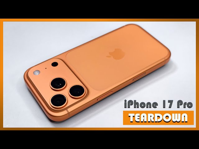 Apple iPhone 17 Pro Teardown Disassembly - The Vapor Chamber Has