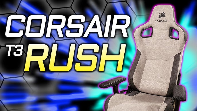 CORSAIR T3 RUSH gaming chair lets you sit back and relax during gameplay »  Gadget Flow