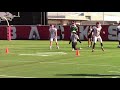 Hawgbeat  arkansas practice footage tuesday open week 1