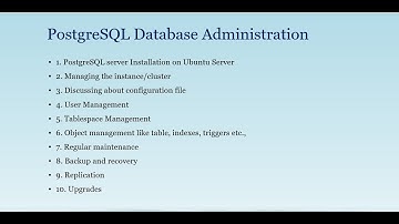 PostgreSQL for Beginners - Topic 1 - PostgreSQL Installation on Ubuntu Server