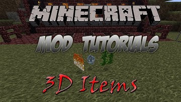 Minecraft 1.4.5 - How To Install The 3D Items Mod