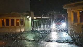 Einsatz für das NEF bei schnee 
