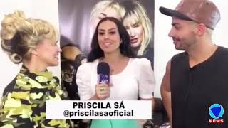 Dienis, Fanny Lu - Entrevista Backstage clipe - Record News Brasil