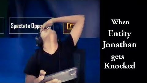 When EntityJonathan Gets knocked 😂