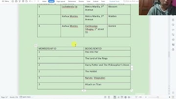 VIDEO TUTORIAL ABOUT NORMALIZATION OF DATABASE TABLES
