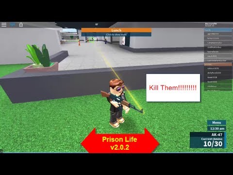 Roblox Ep 8 Prison Life V2 0 2 แกล งคนด วยการ Hackkkkkkkkkkk สอนการเอาป นตอนโดนจ บ Youtube - roblox insoni v3 เจอคน hack ลอย ถอดห ว นอน youtube