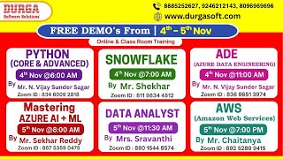 New Batches in Online & Class Room Training @ DURGASOFT screenshot 4
