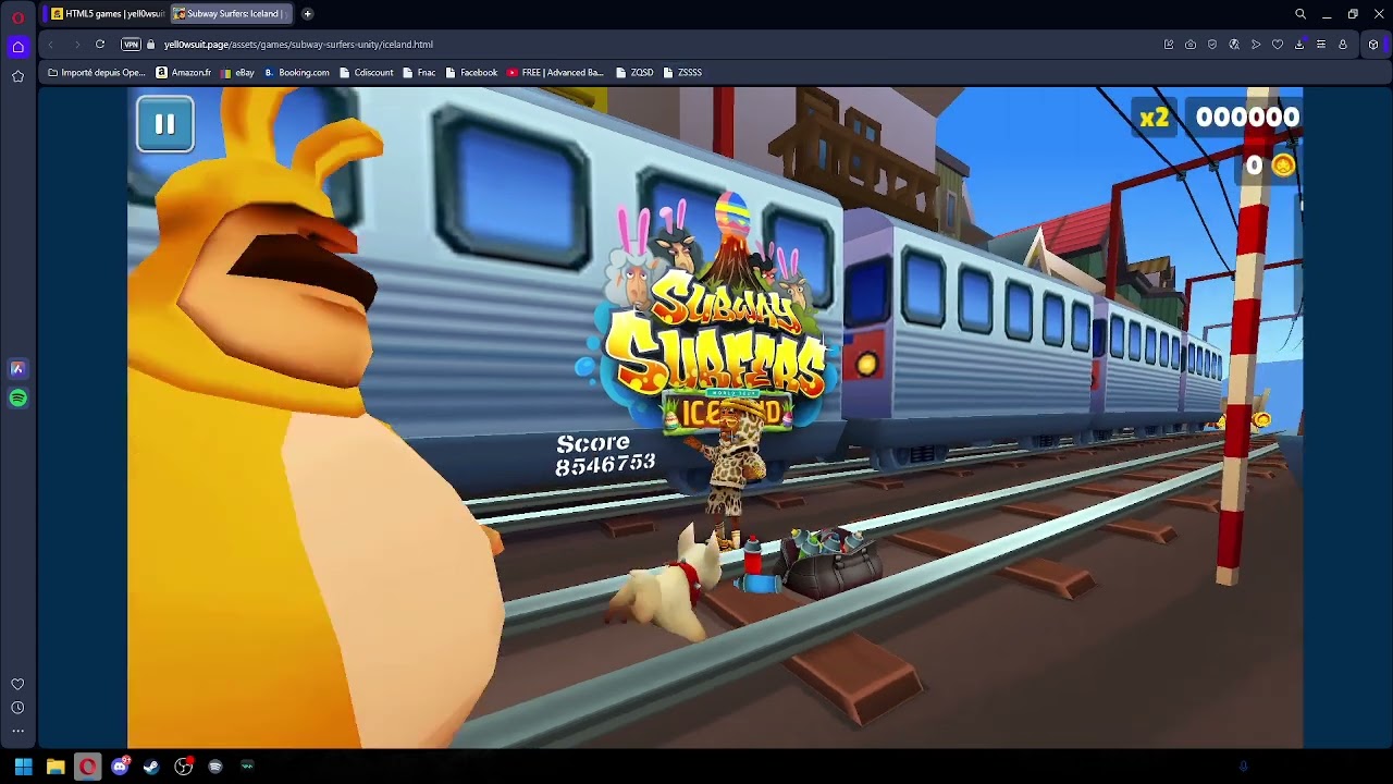 Tuto COMPLET Subway Surfer pc ( live tiktok, infini coins, chrono, ZQSD)