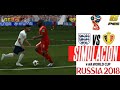 INGLATERRA VS BELGICA | MUNDIAL 2018 FECHA 3 FASE DE GRUPOS EN PES 6 SIMULACION