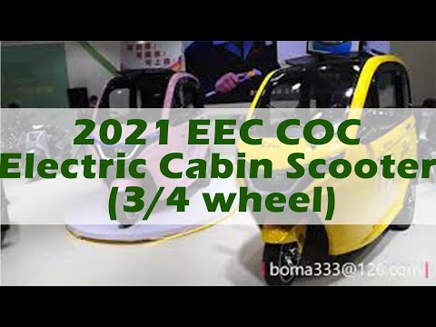 BOMA 2021 new electric cabin motorcycle (e Prince) 3 wheel trike EEC EURO5 COC