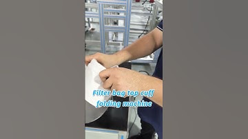 Filter bag cuff snap ring machine #filterbag